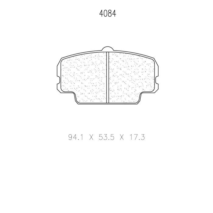 cl brakes 4084 brake pads clb4084_c
