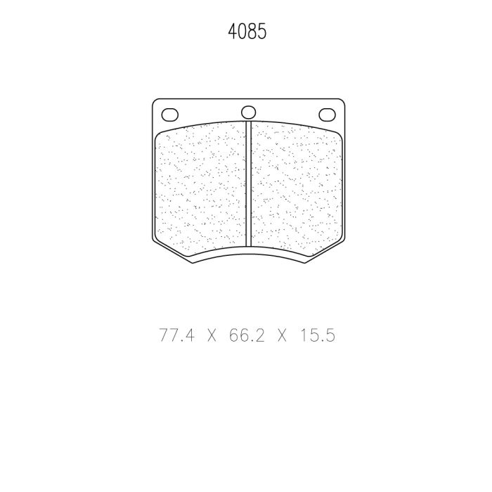 cl brakes 4085 brake pads clb4085_c