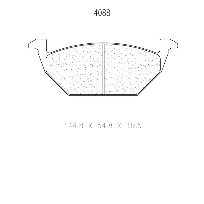 cl brakes 4088 brake pads clb4088_c