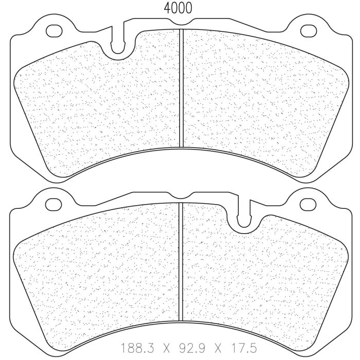 cl brakes 4090 brake pads clb4090_c