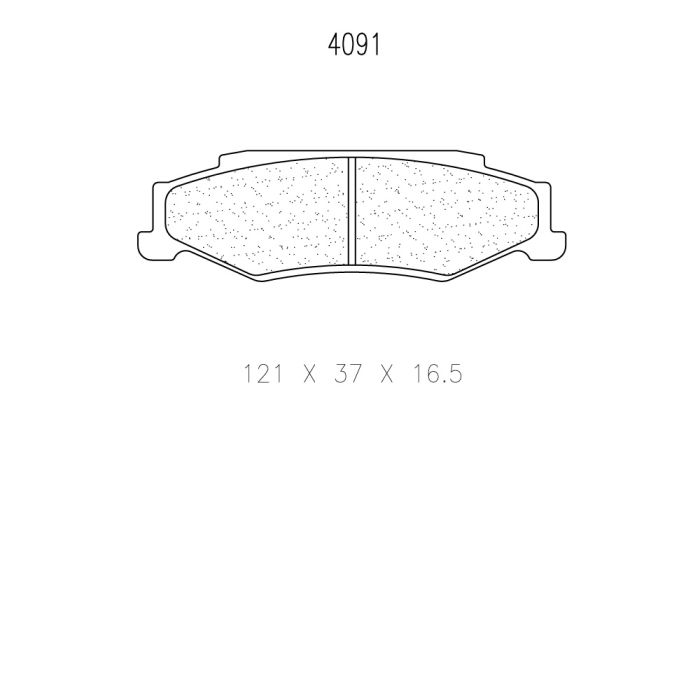 cl brakes 4091 brake pads clb4091_c