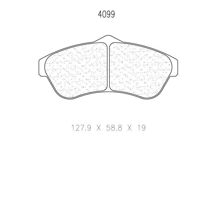 cl brakes 4099 brake pads clb4099_c