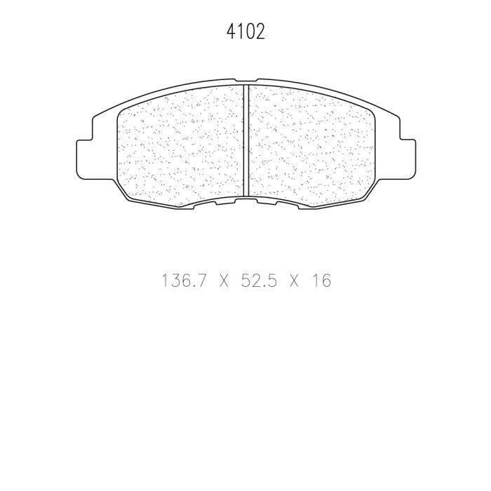cl brakes 4102 brake pads clb4102_c