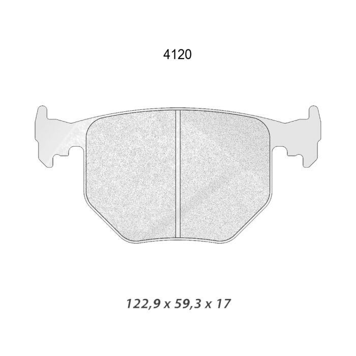 cl brakes 4120 brake pads clb4120_c