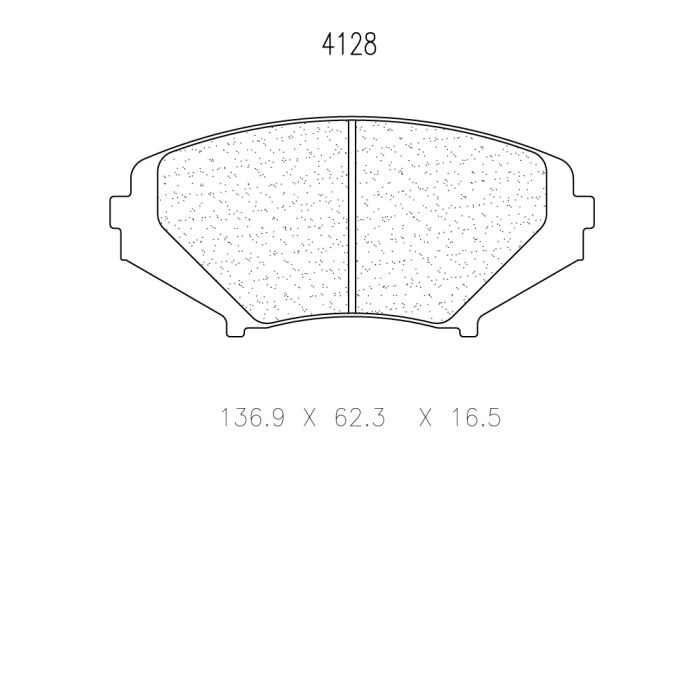 cl brakes 4128 brake pads clb4128_c