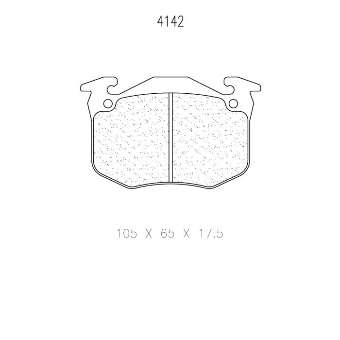 cl brakes 4142 brake pads clb4142_c