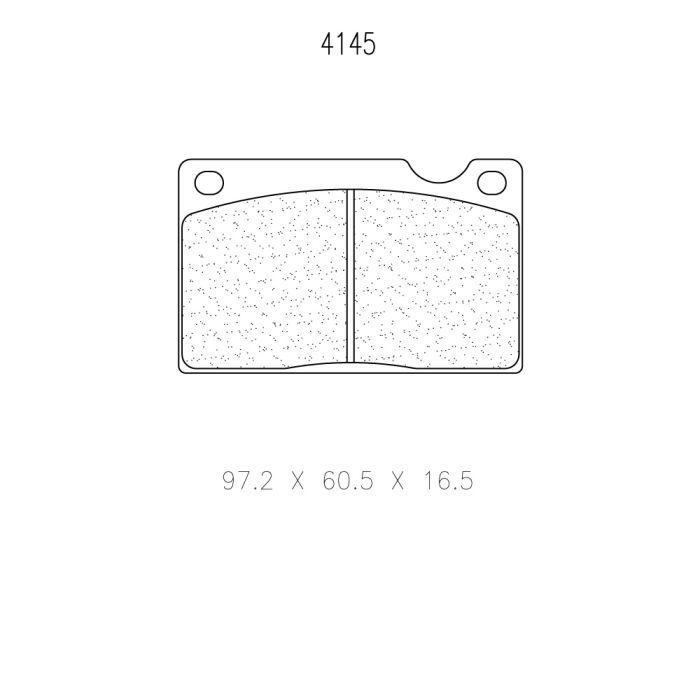 cl brakes 4145 brake pads clb4145_c