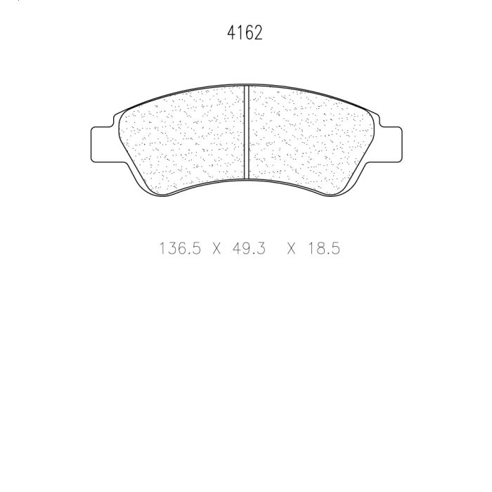 cl brakes 4162 brake pads clb4162_c