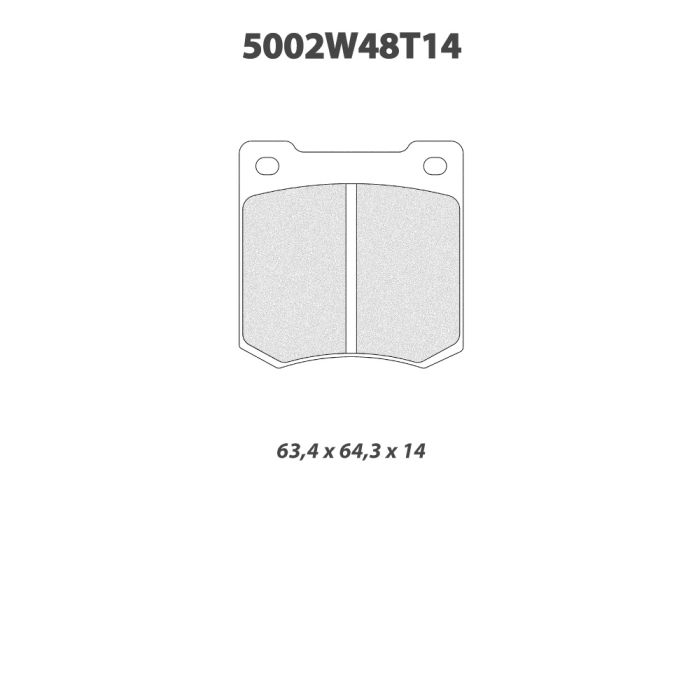 cl brakes 5002w48t14 brake pads clb5002w48t14_c