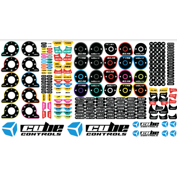 cube controls cube controls stickers 2.0 cubstk2