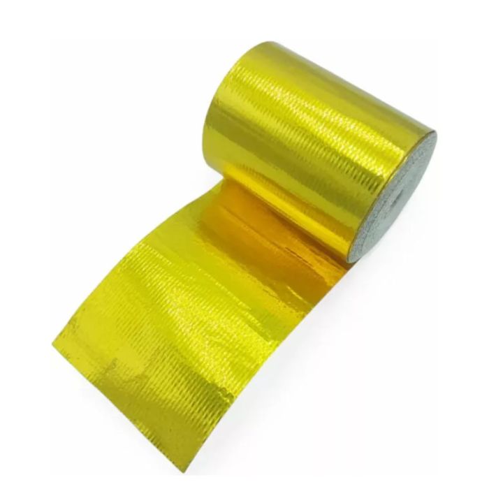 Gold Reflective Tape - 50mm x 10m Roll