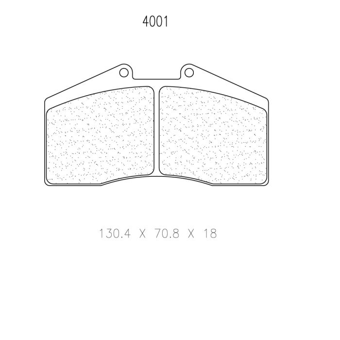 cl brakes 4001 brake pads clb4001_c