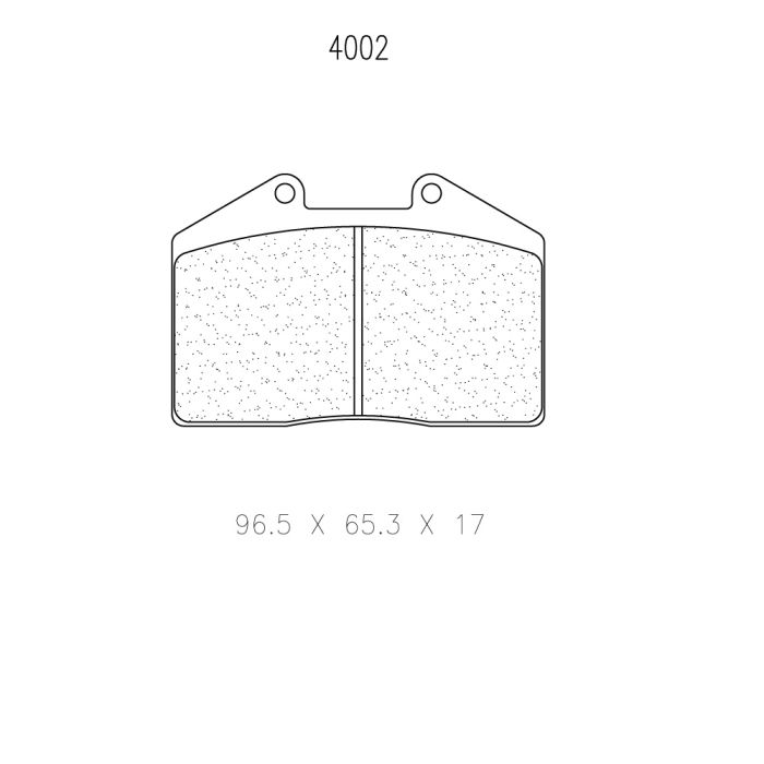 cl brakes 4002 brake pads clb4002_c