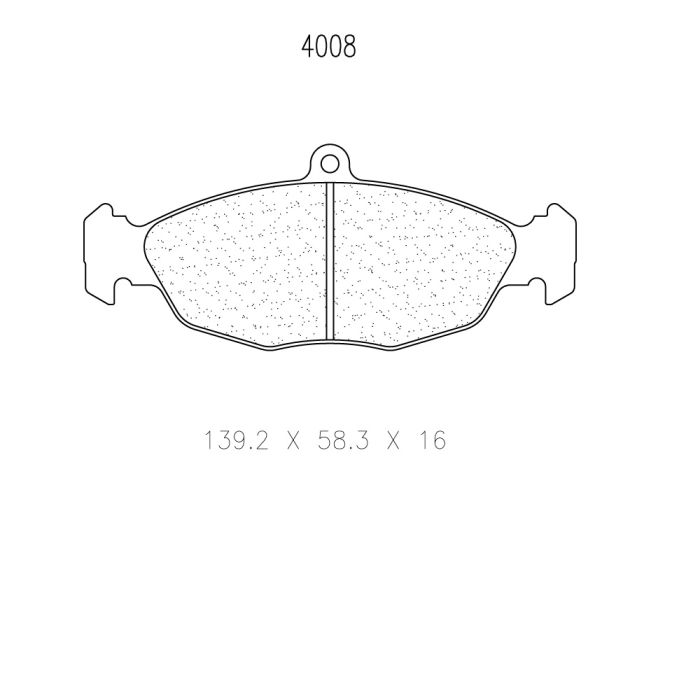 cl brakes 4008 brake pads clb4008_c