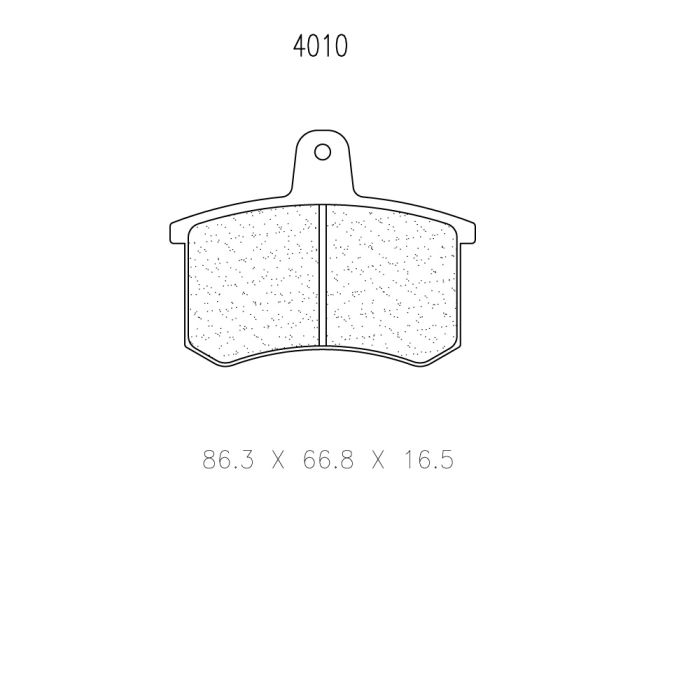 cl brakes 4010 brake pads clb4010_c