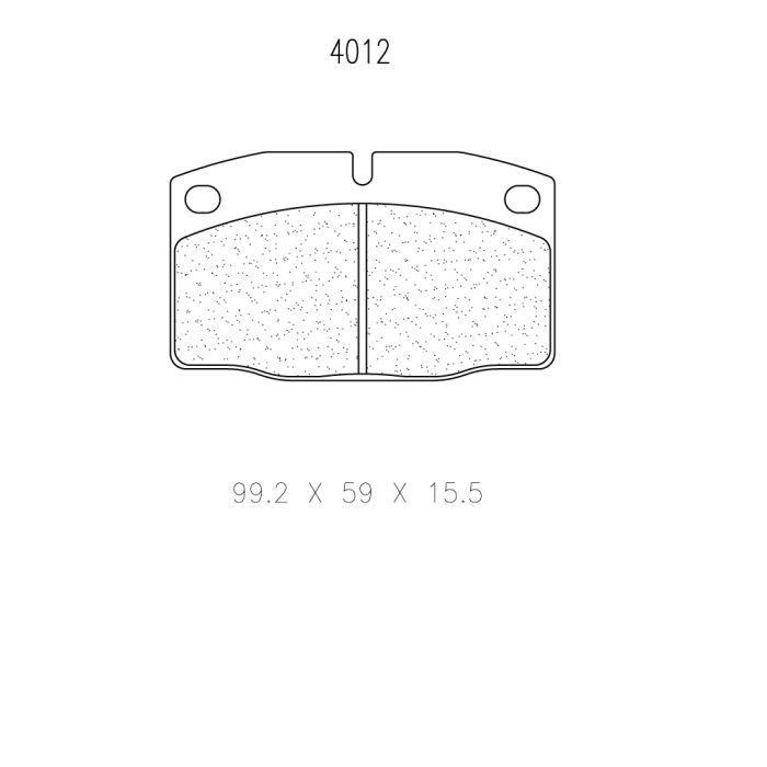 cl brakes 4012 brake pads clb4012_c