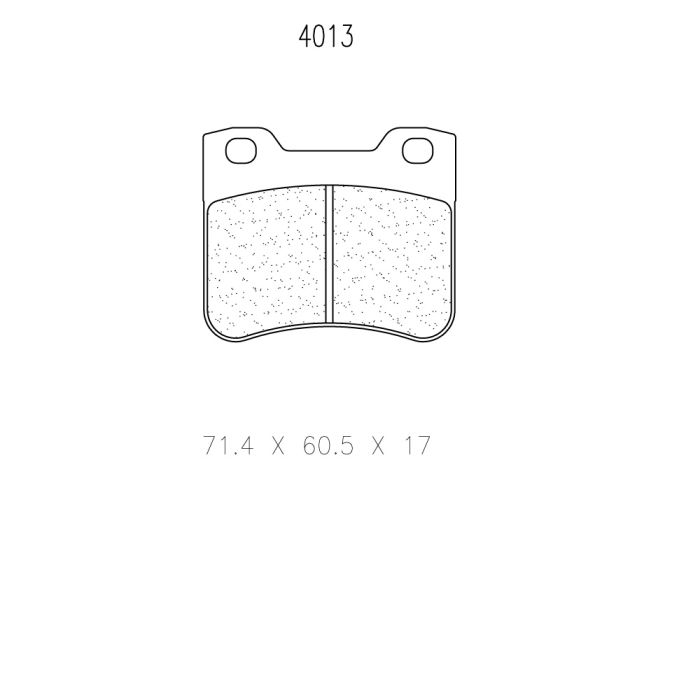 cl brakes 4013 brake pads clb4013_c