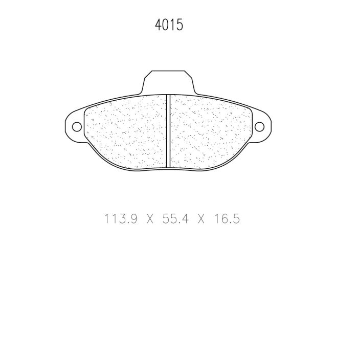 cl brakes 4015 brake pads clb4015_c
