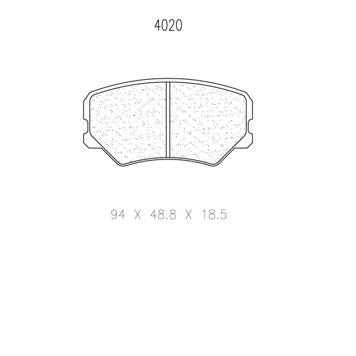 cl brakes 4020 brake pads clb4020_c