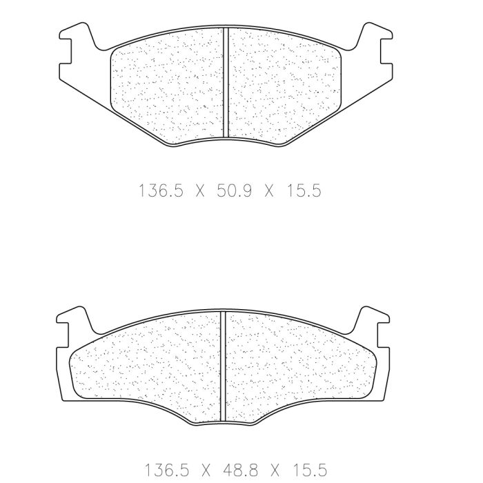 cl brakes 4021 brake pads clb4021_c