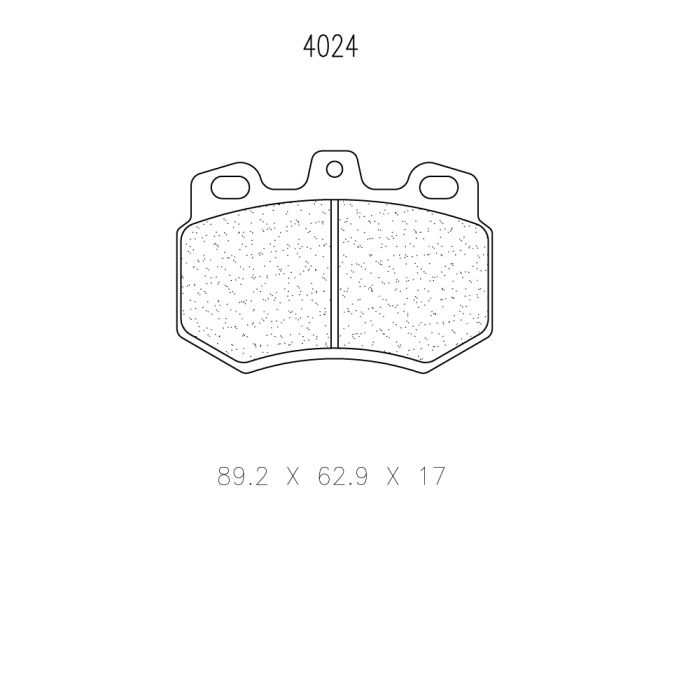 cl brakes 4024 brake pads clb4024_c