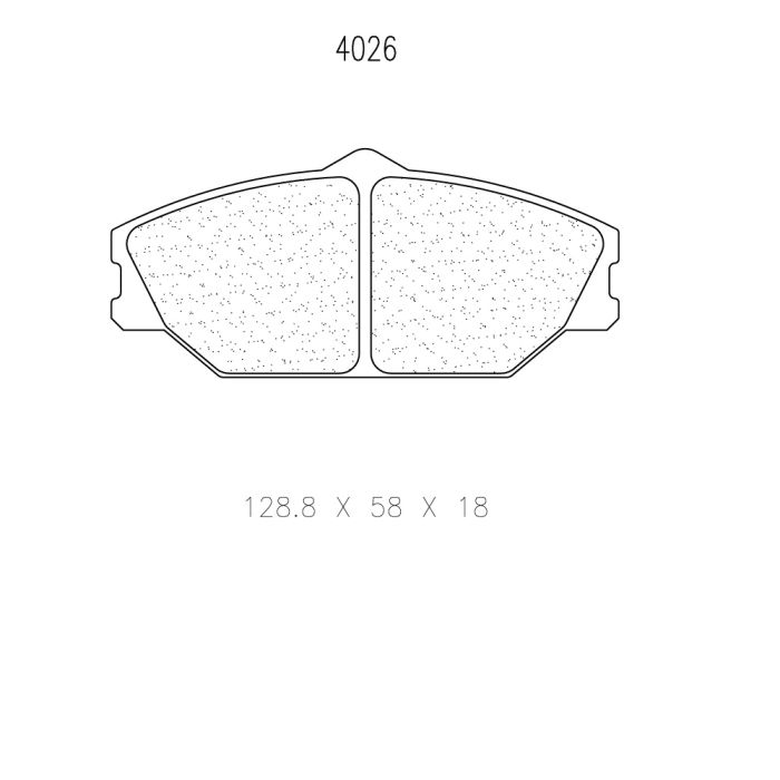 cl brakes 4026 brake pads clb4026_c