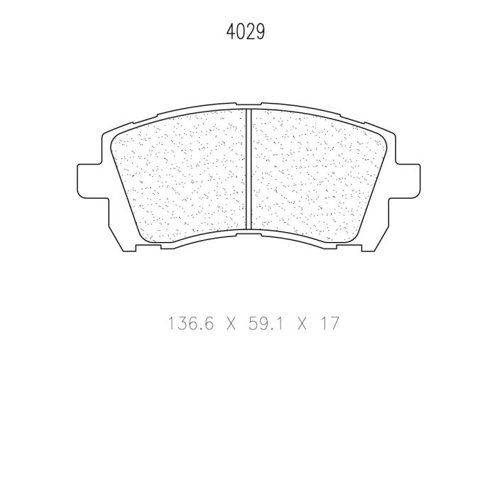 cl brakes 4029 brake pads clb4029_c