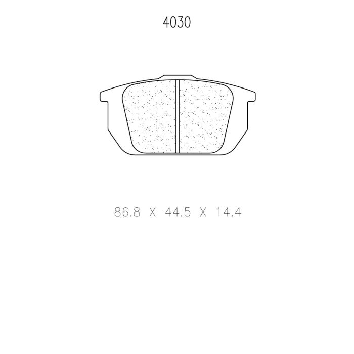 cl brakes 4030 brake pads clb4030_c