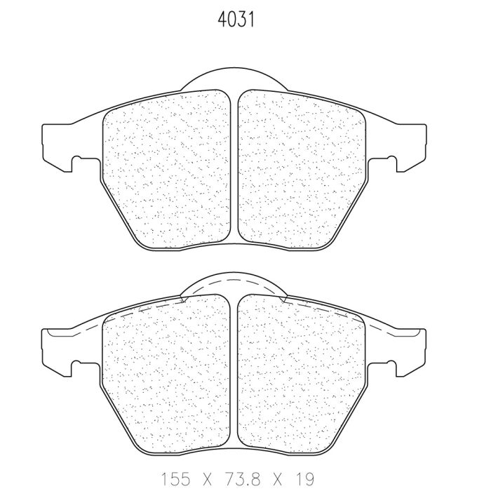 cl brakes 4031 brake pads clb4031_c