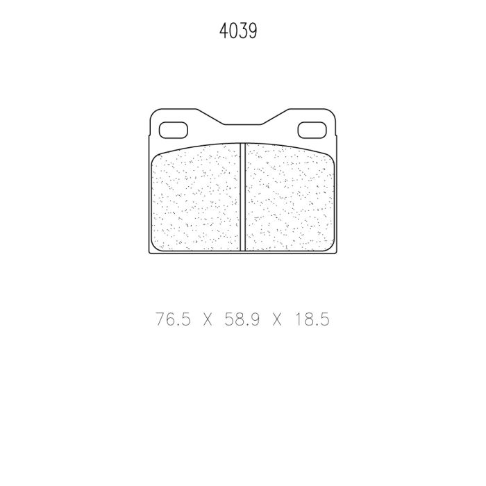 cl brakes 4039 brake pads clb4039_c