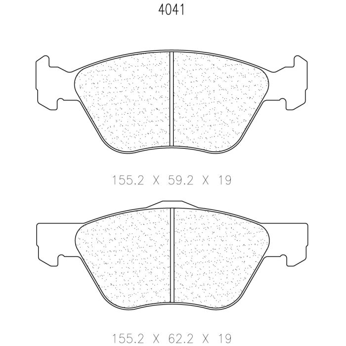 cl brakes 4041 brake pads clb4041_c
