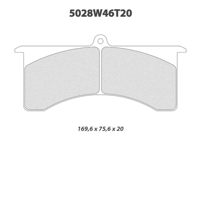cl brakes 5028w46t20 brake pads clb5028w46t20_c