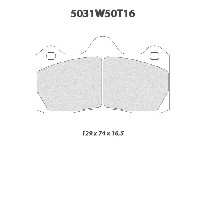 cl brakes 5031w50t16 brake pads clb5031w50t16_c