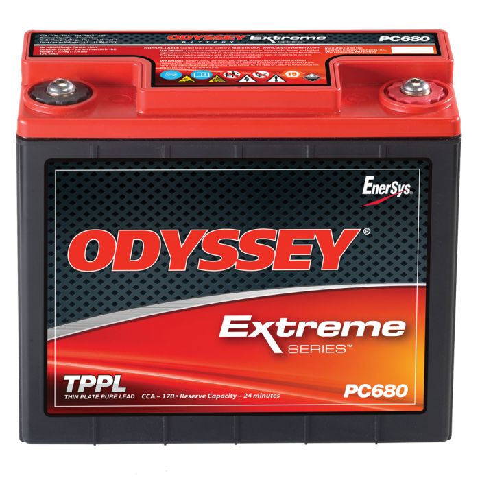 odyssey extreme racing 25 dry cell battery   pc680 odypc680