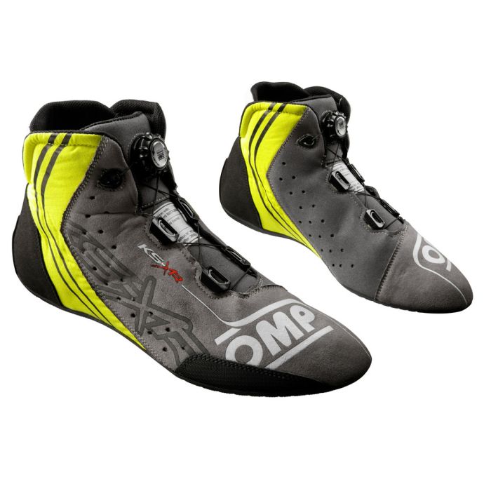 KS-X Kart Boots - Black/Grey/Flou. Yellow
