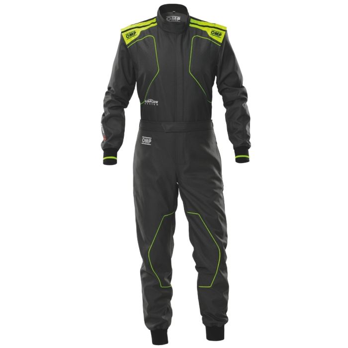KS-4 Kart Suit - Anthracite/Flou. Yellow 