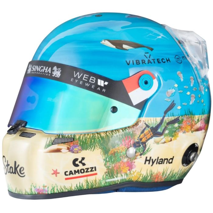 stilo-Mini Helmet - Valtteri Bottas F1 2024 - Monaco GP Limited Edition-STIMH2413