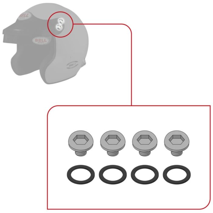 Pivot / Screw Kit - MAG-1 V10 Helmet
