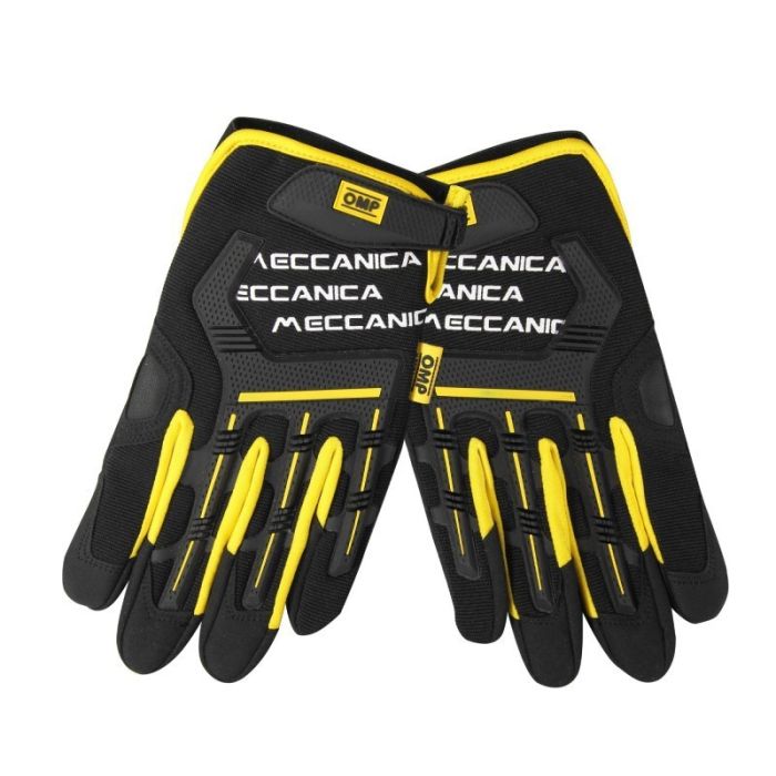 OMP MECCANICA MECH GLOVES BLACK YELL. S
