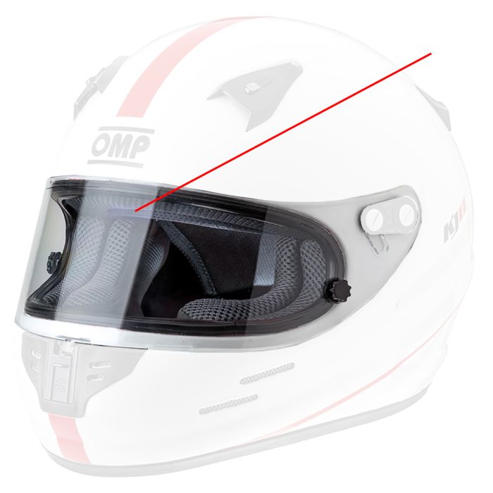omp racing visor for gp8 kj8 helmets ompsc160_c
