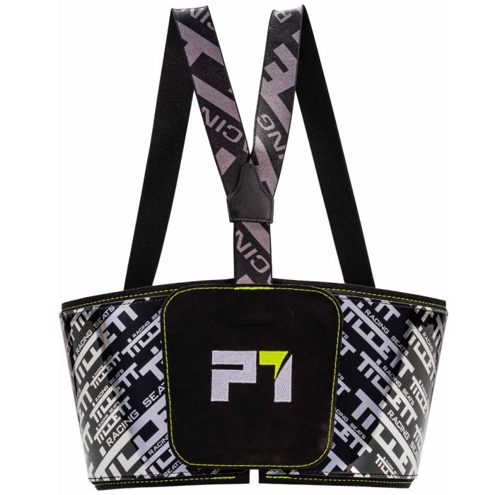 P1 Kart Rib Protector - Black/Silver