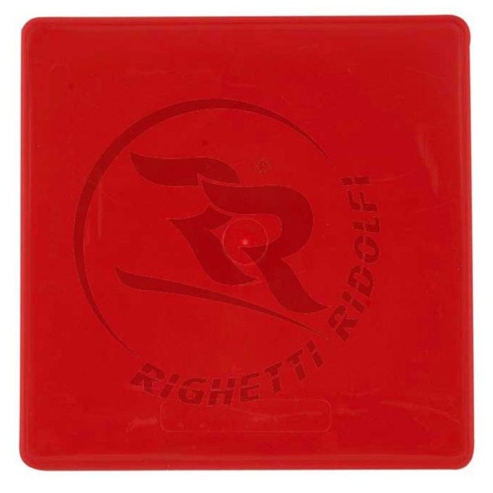 righetti ridolfi number plate in red colour rigk001r