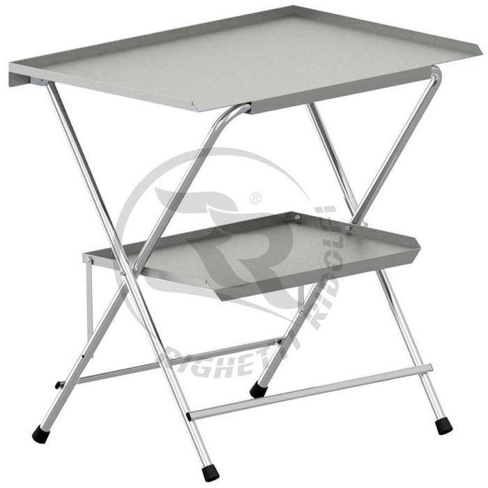 righetti ridolfi folding doubled shelved work table rigk091cr