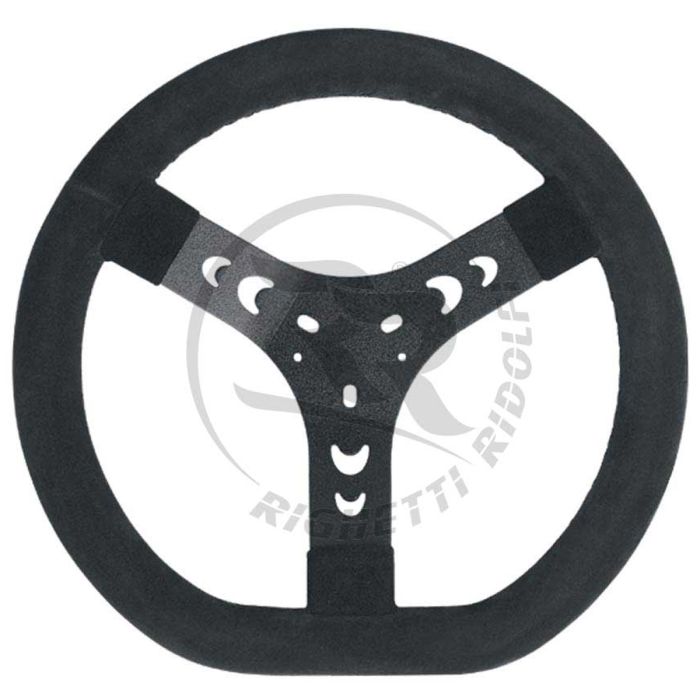 righetti ridolfi suede steering wheel black colour 320mm senior rigk108c n