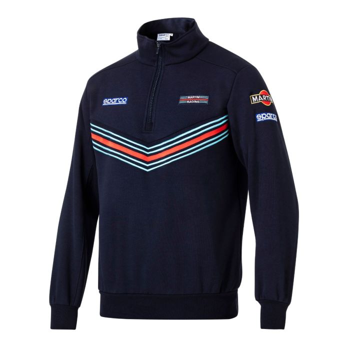 Martini-R Half Zip Sweatshirt - Navy Blue 