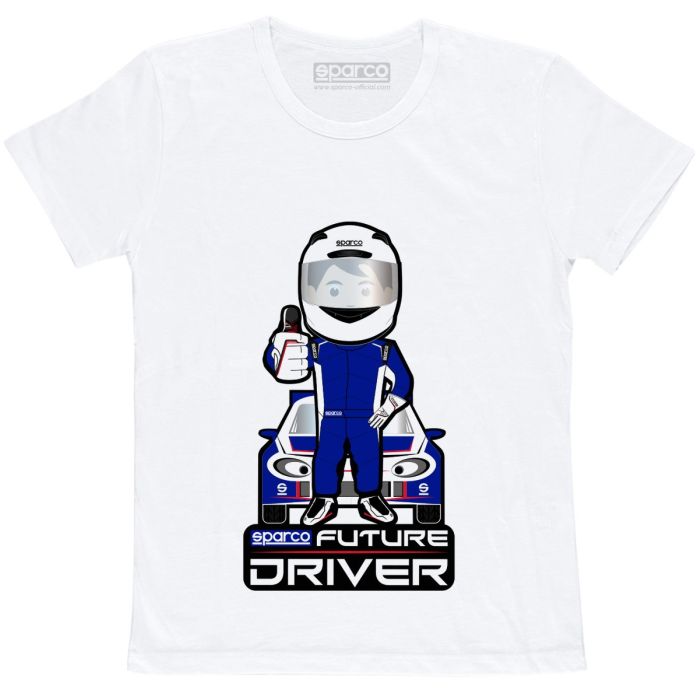 Sparco Future Racer T-Shirt - White 