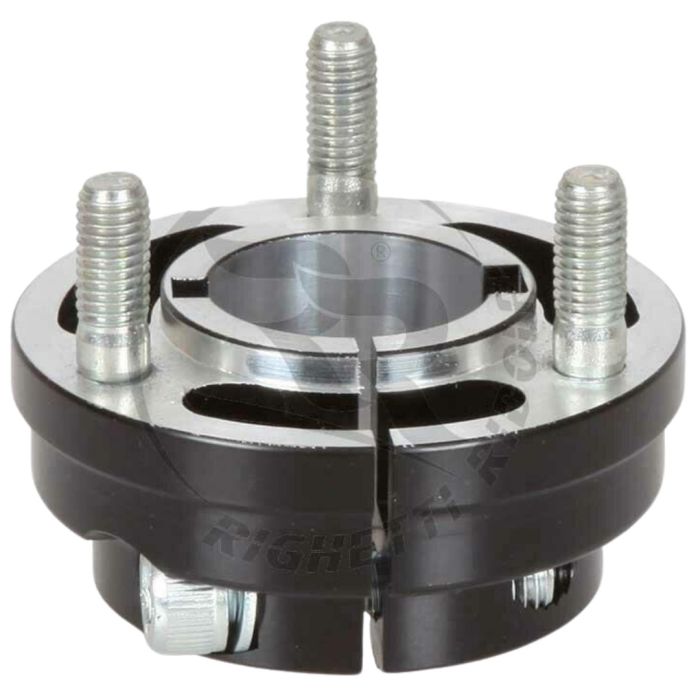 Wheel Hub D.30mm L.35mm Key 68mm - Black Aluminium