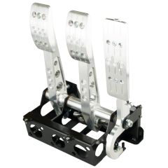 Pro-Race V2 3in1 - Floor Mounted - Rear Facing Cylinders - Silver