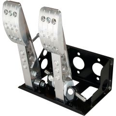 Pro-Race V2 Brake & Clutch - Floor Mounted - Forward Facing Cylinders - Silver