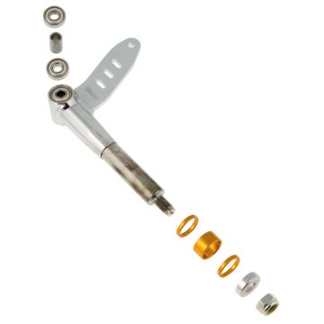 original tony kart otk stub axle with bearings  left hst sa2 bsd otk0092 00csxkit